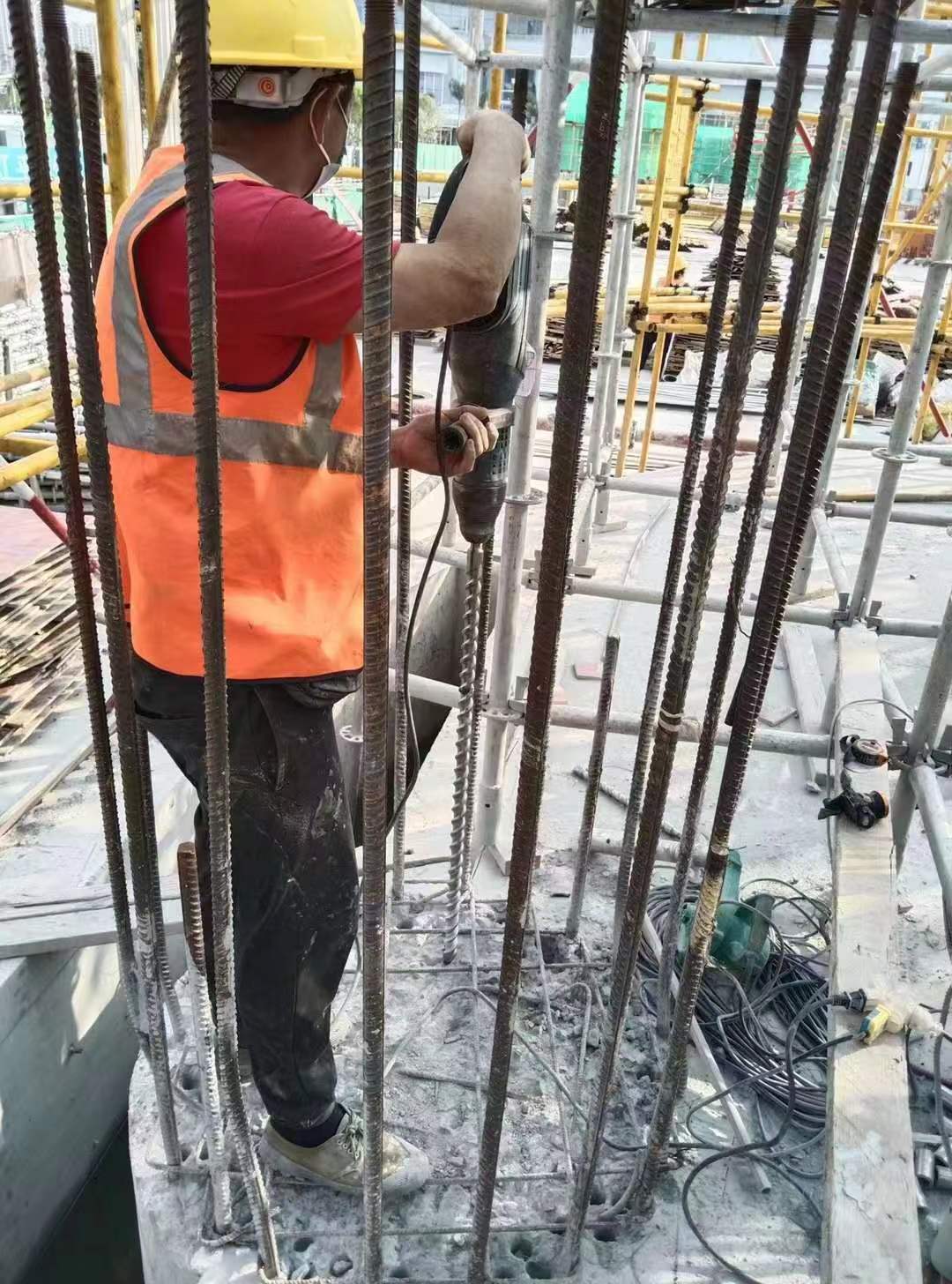 南京增大截面法加固框架柱施工方案